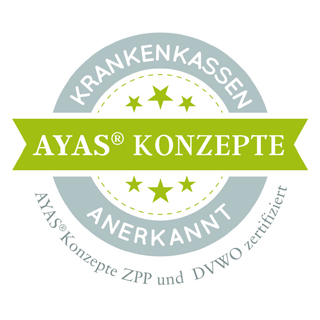 AYAS Yoga Akademie Logo für zertifizierte Yoga Kurse